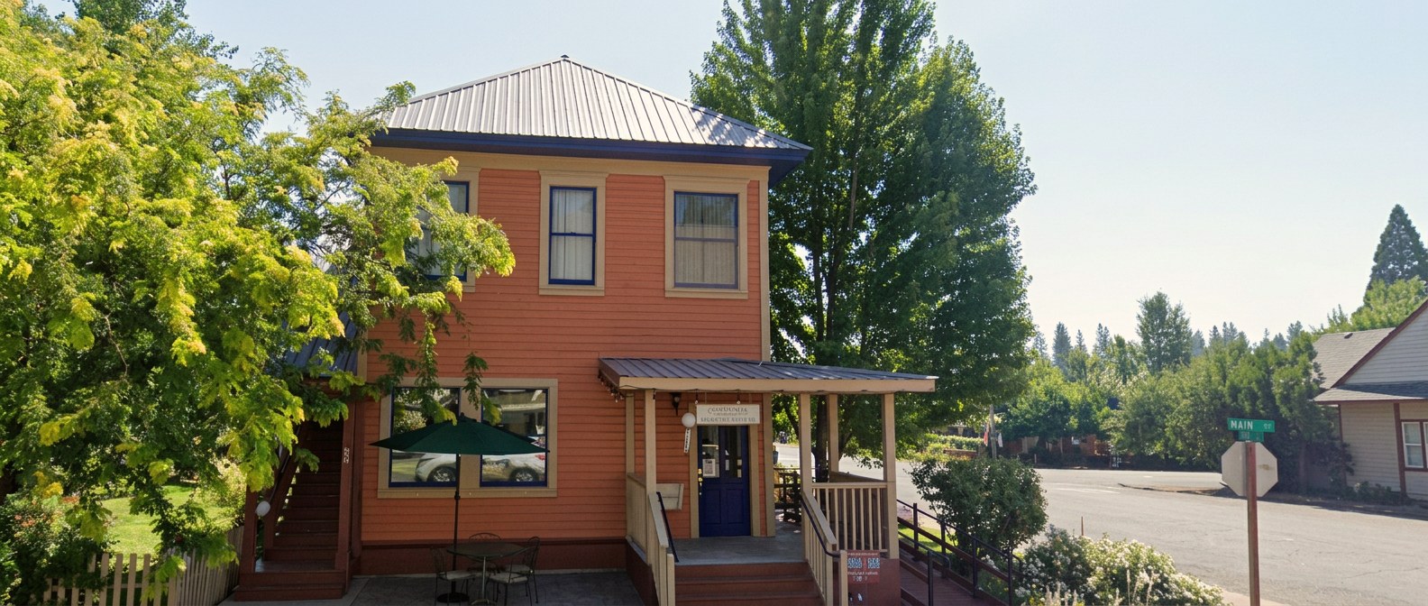The McCloud Community Resource Center building on Main Street, where in-office appointments are coming soon